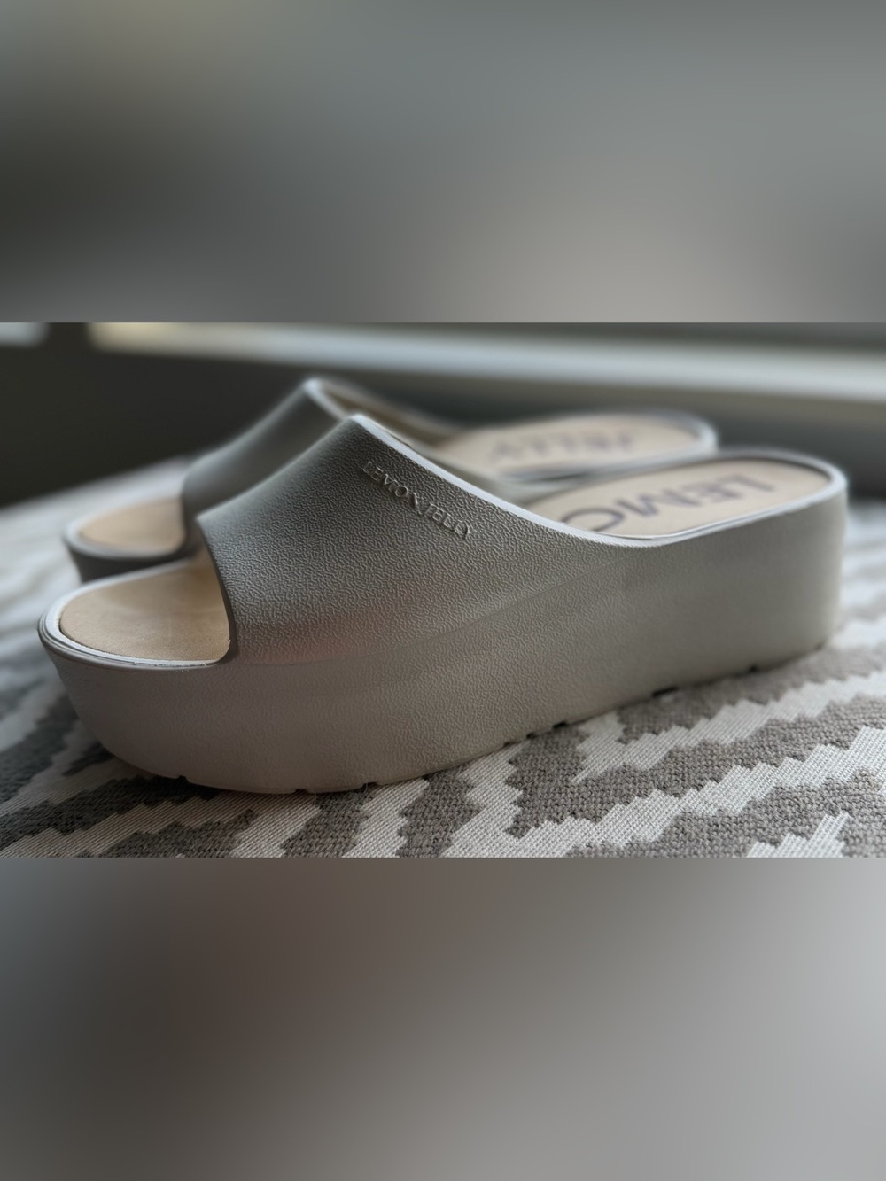 Women’s Lemon Jelly Platform Wedge Sandals – Size 9